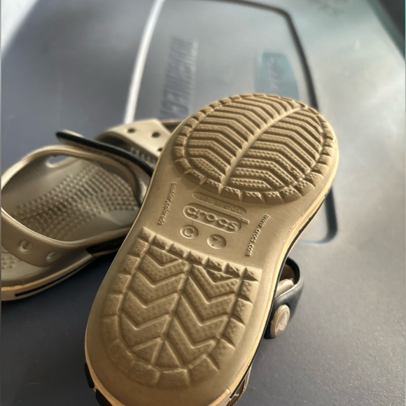 Crocs bands Sandals light gray Navy toddler Size C7(US) - Picture 10 of 11